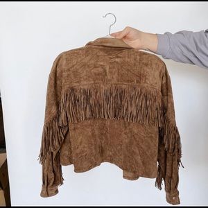 Free People Fringe Jacket